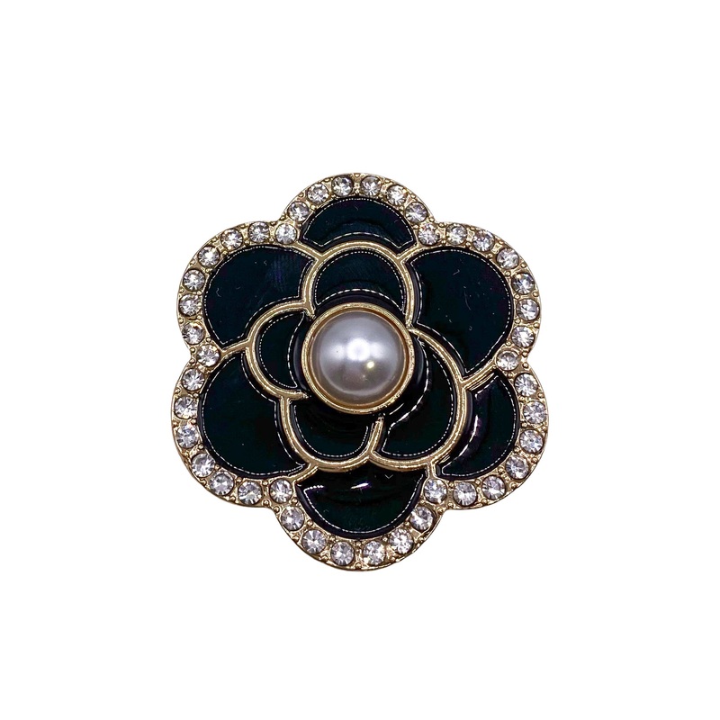 Allison Brooch – Black|Black