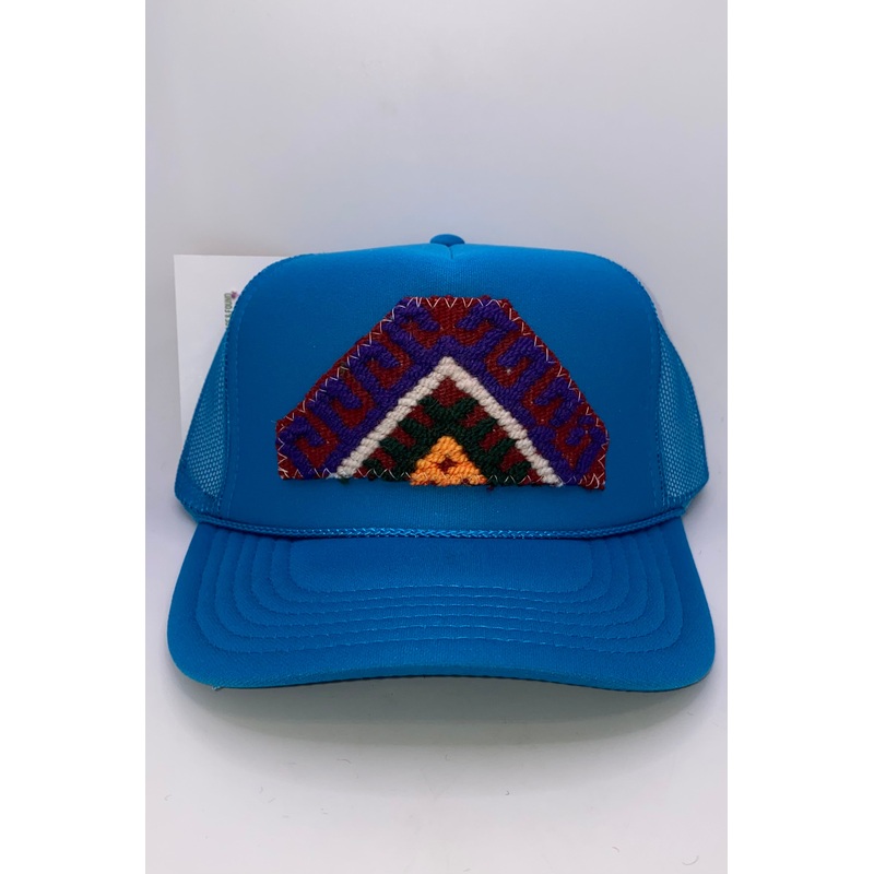 Kilim Trucker Hat – Turquoise 38 | Orijinal
