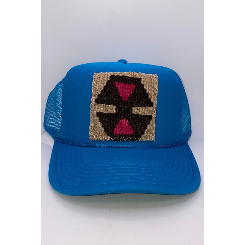 Kilim Trucker Hat – Turquoise 48 | Orijinal