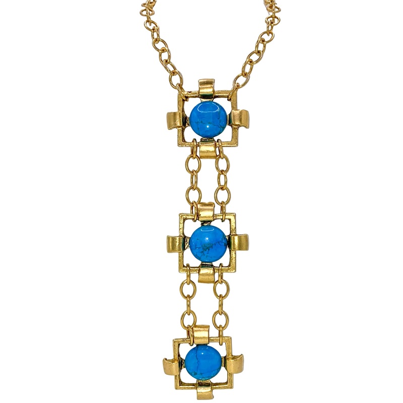 DOORBUSTER – Perfect Feeling Necklace – Turquoise | Yochi