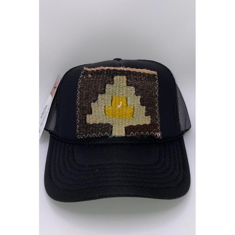 Kilim Trucker Hat – Black 175