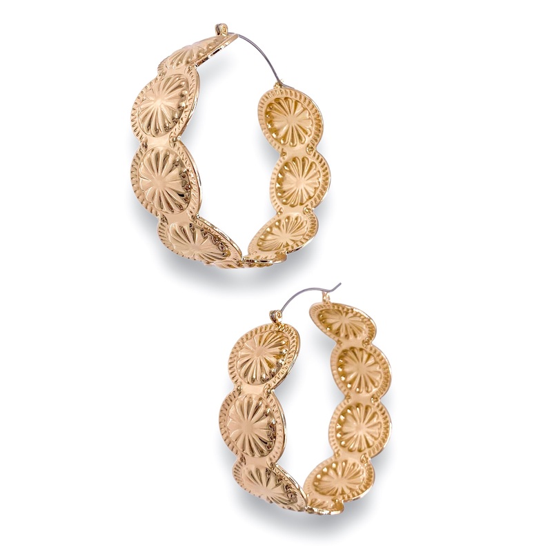Little Impression Hoop|Gold