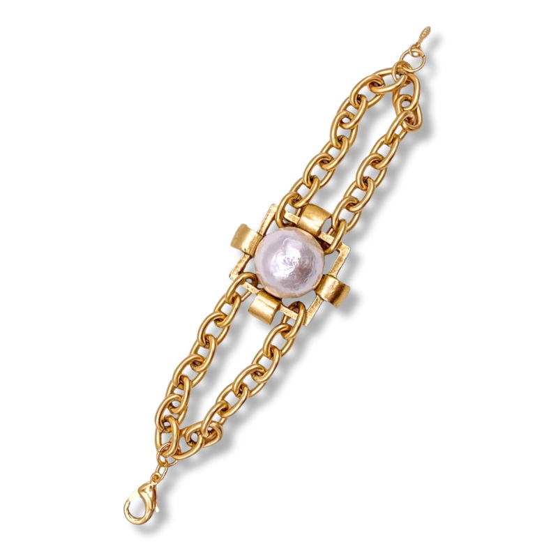Peaceful Thinking Bracelet – Pearl | Yochi | RESTOCK