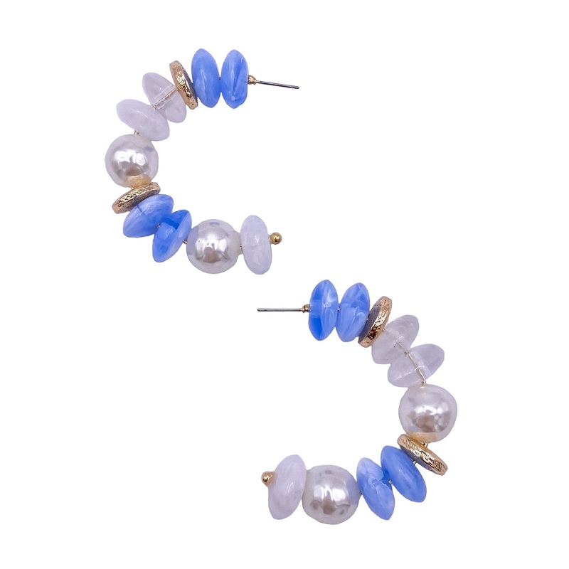 Pure Joy Hoops – Blue|Blue