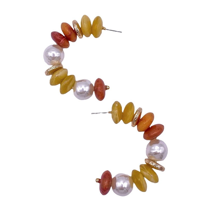 Pure Joy Hoops – Brown – FINAL SALE