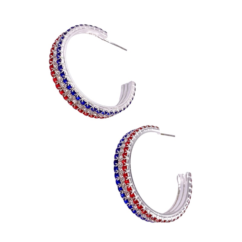 Ready To Roll Hoops|Multi/Rhodium
