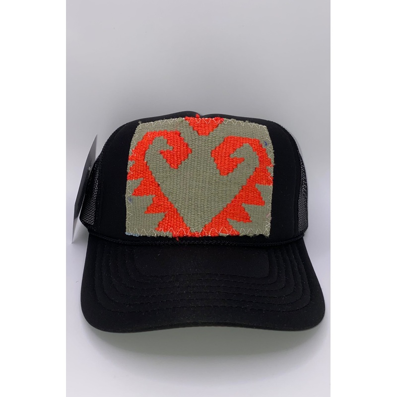 Kilim Trucker Hat – Black 209
