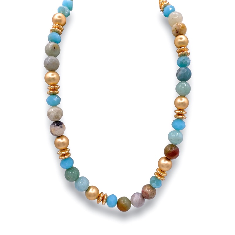 Julie Necklace -Mint | RESTOCK