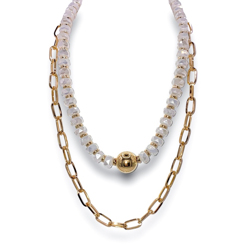 Ask Around Necklace – Cream | RESTOCK