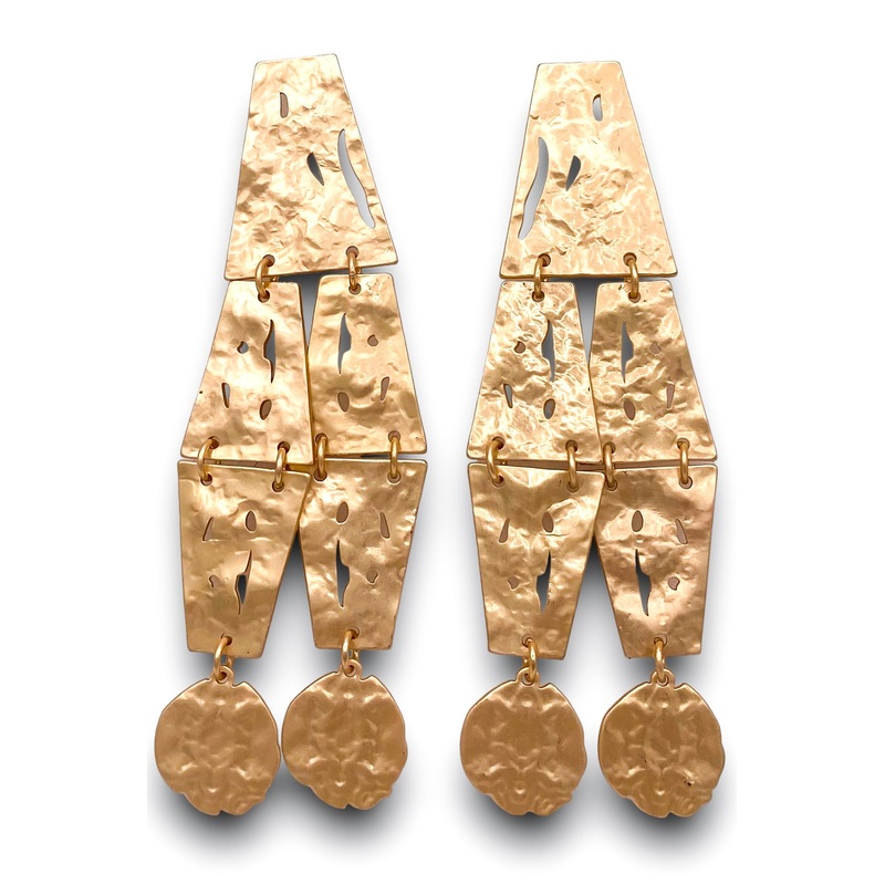 Better Times Earrings – Vintage Gold