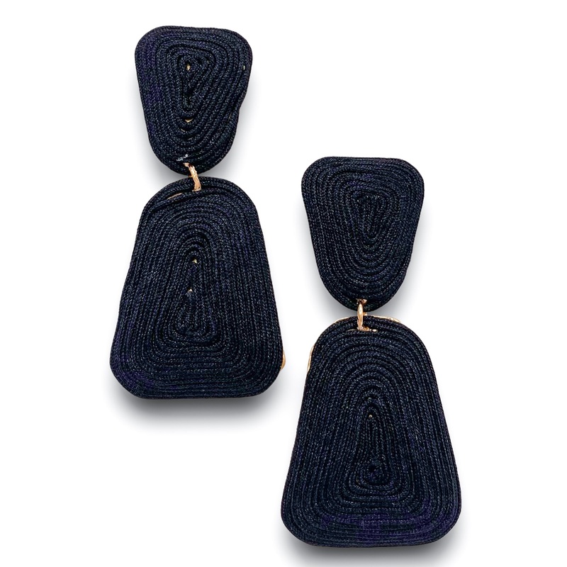 Drop The Ball Earrings – Black