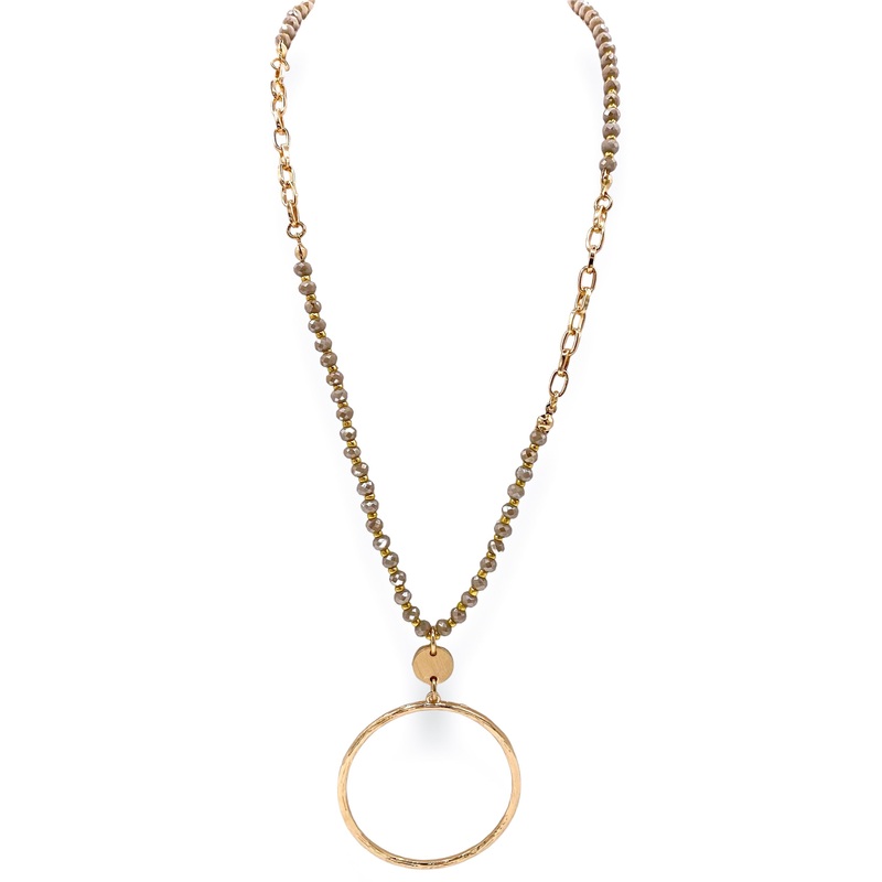 Far From The Truth Necklace – Lt. Mocha