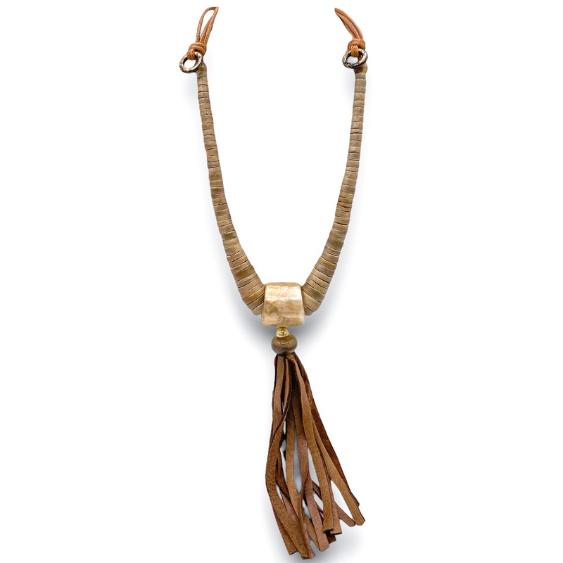 Full Living Necklace – Brown