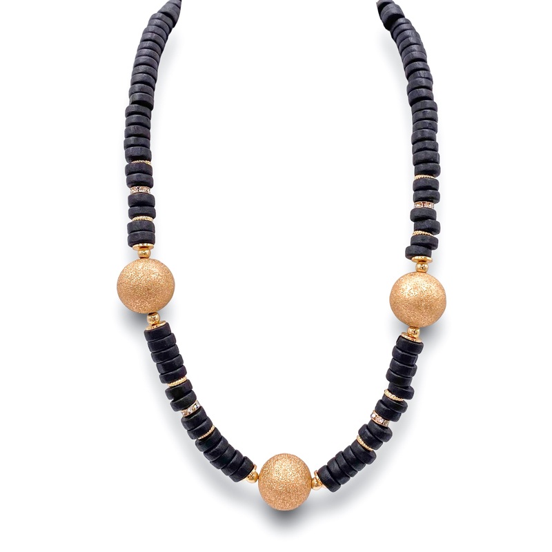 Keep Going Necklace – Black