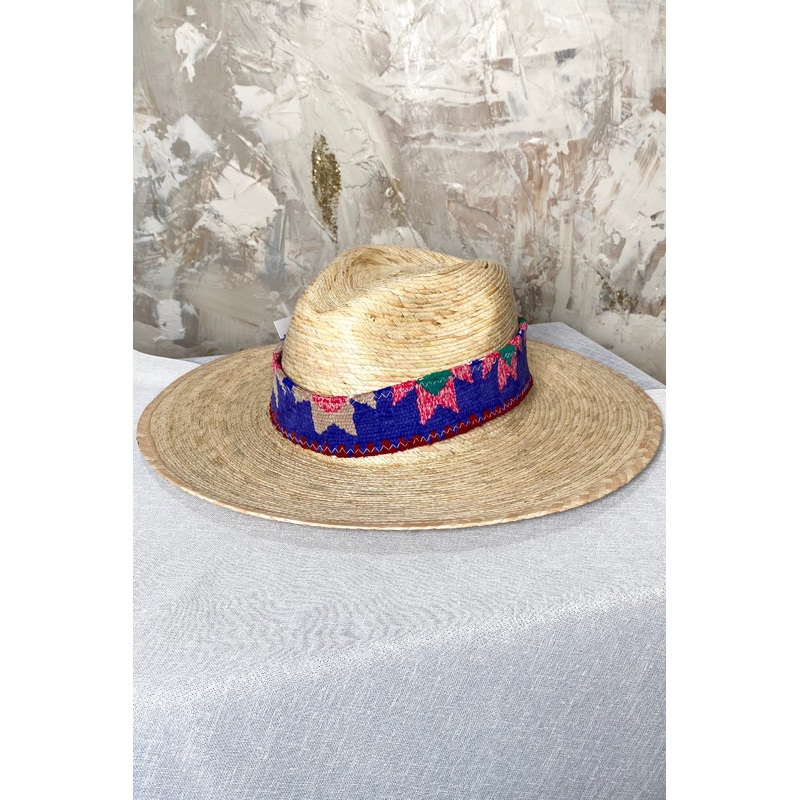 Straw Hat w/Band – 59 – FINAL SALE