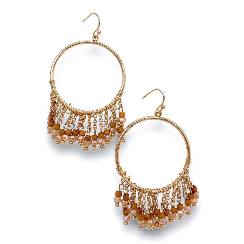 Together Forever  Earrings – Brown