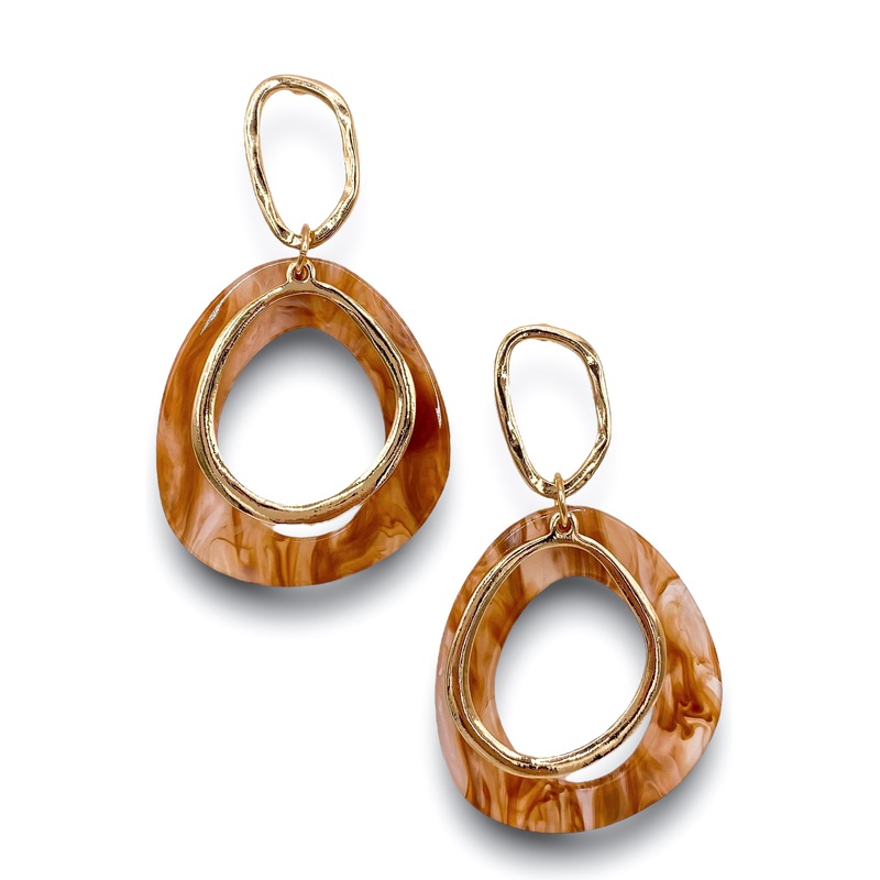 Under Love Earrings – Beige
