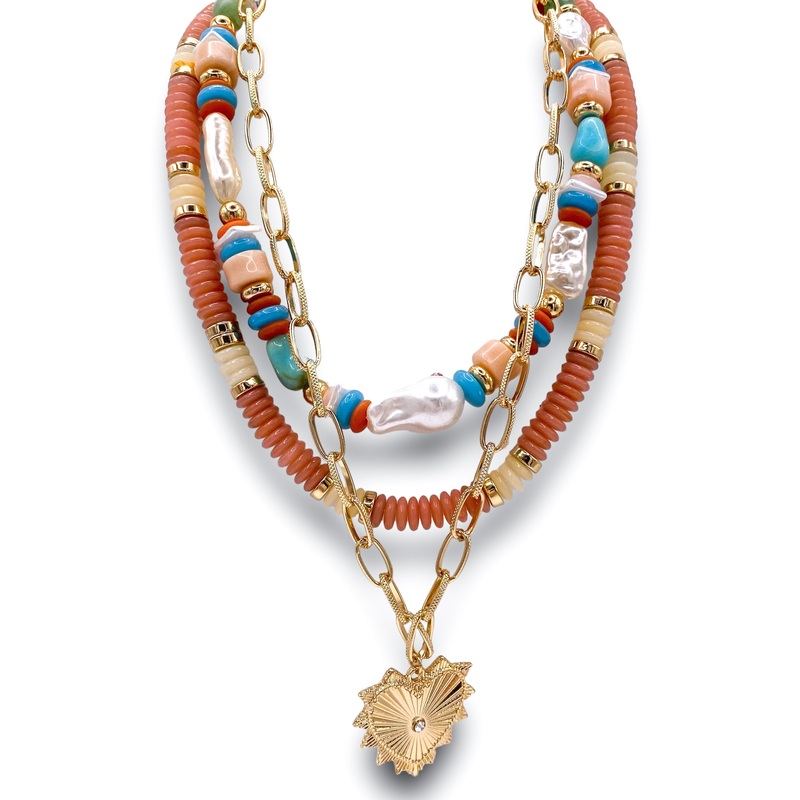 All Eyes On You Layered Necklace