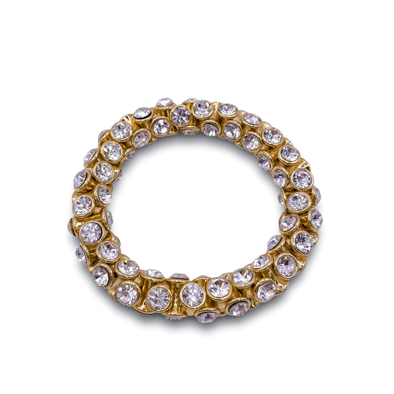 Behold Bracelet – Clear/Gold | RESTOCK
