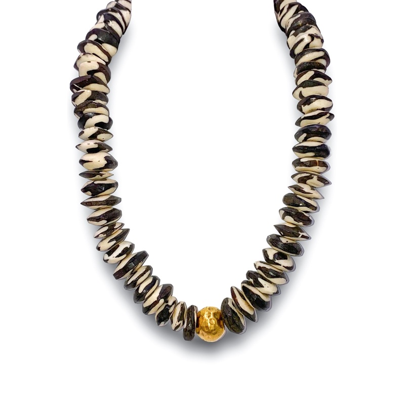 Kinlee Necklace – Black/white | Virtue – FINAL SALE
