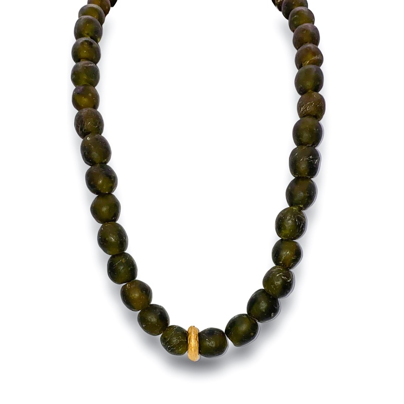 Stone Cold Necklace – Olive | Virtue – SALE