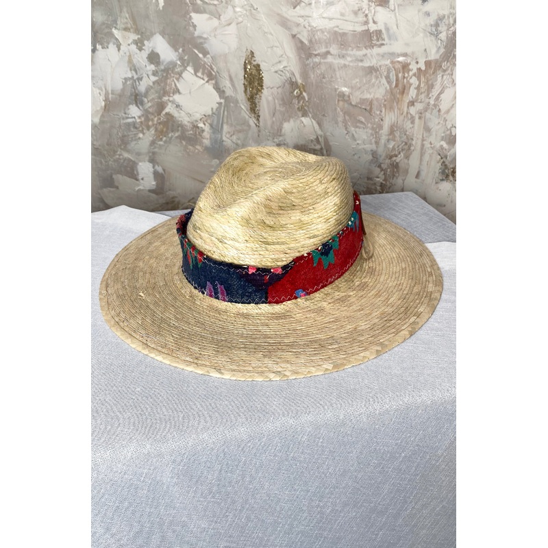 Straw Hat w/Band – 53 – FINAL SALE