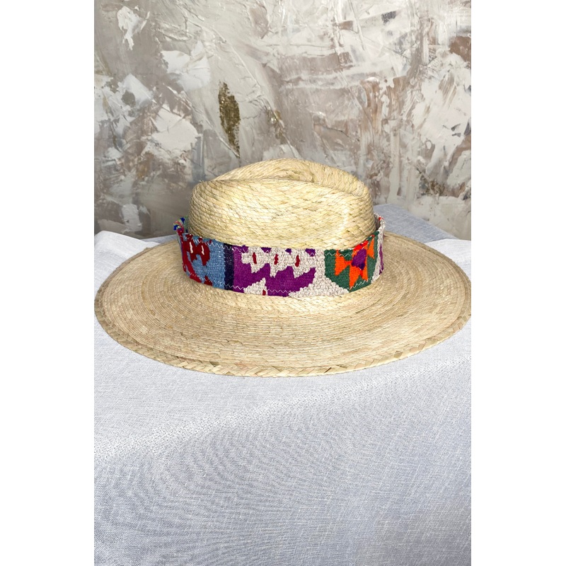 Straw Hat w/Band – 78 – SALE