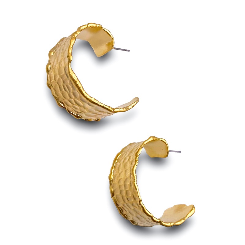 The Mary Luxe Hoop|Gold
