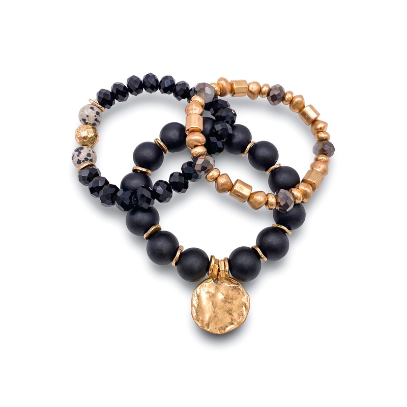 Give Me More Bracelet Set – Black