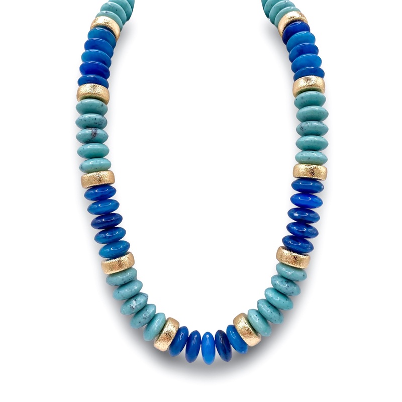 Going Far Necklace – Turquoise -DOORBUSTER
