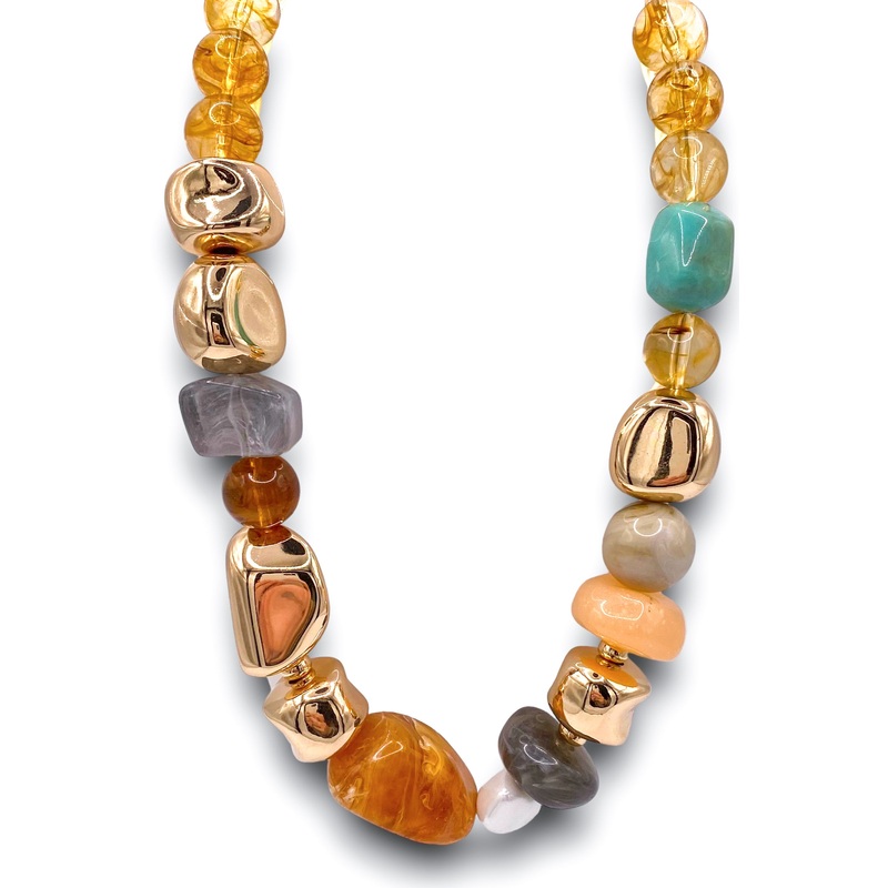 High Advantage Necklace|Multi/Gold