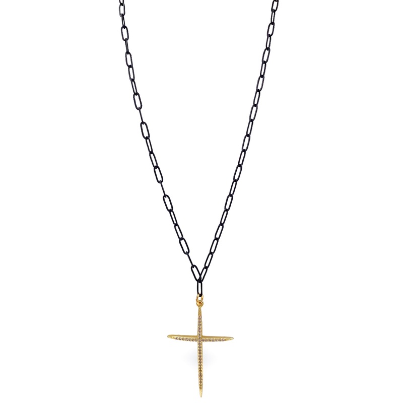 Holy One Necklace – Black | RESTOCK