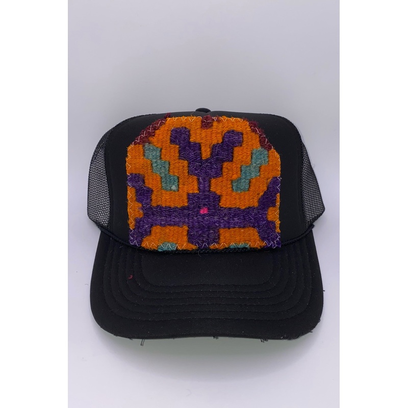 Kilim Trucker Hat – Black 239