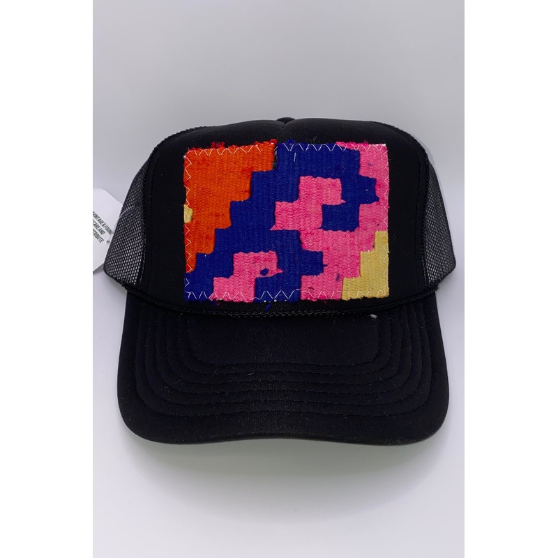 Kilim Trucker Hat – Black 244