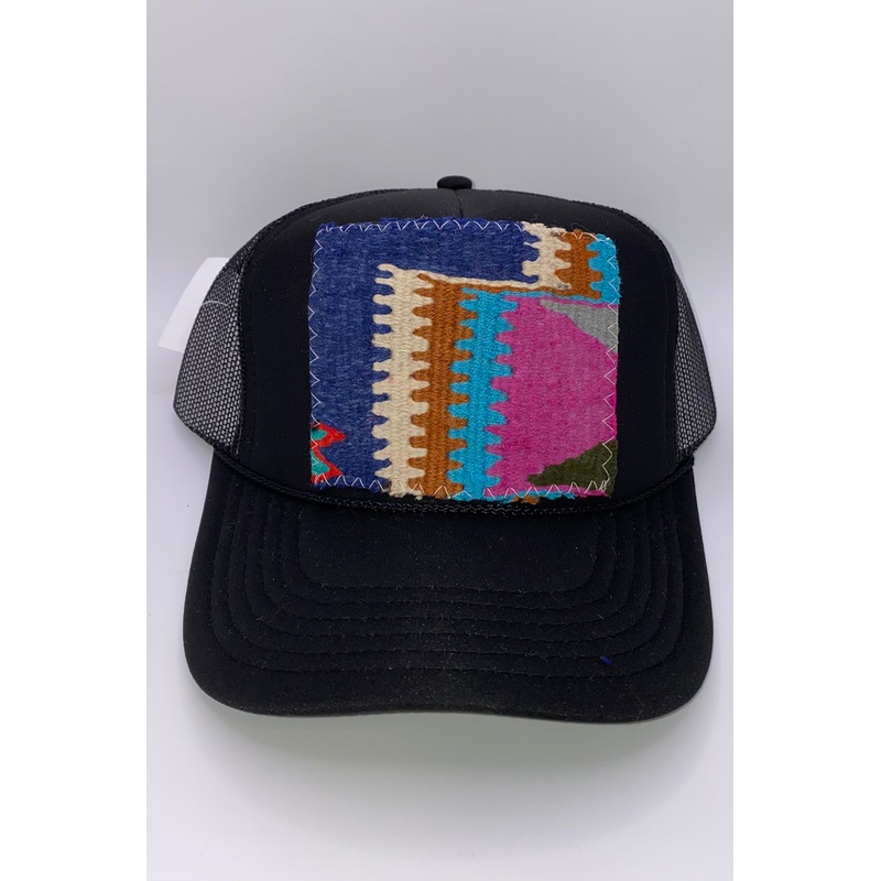 Kilim Trucker Hat – Black 245
