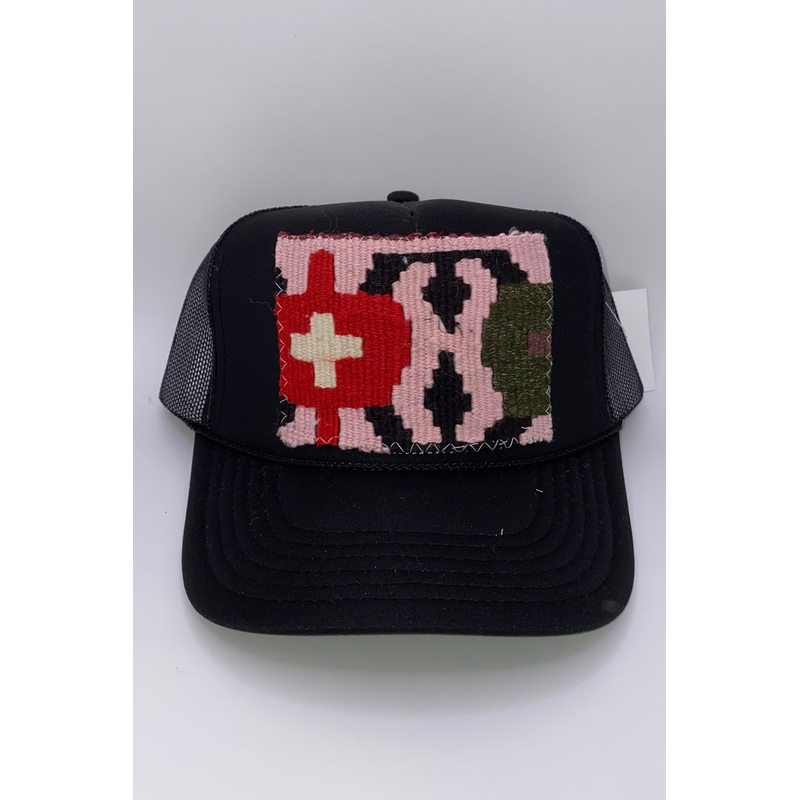 Kilim Trucker Hat – Black 253