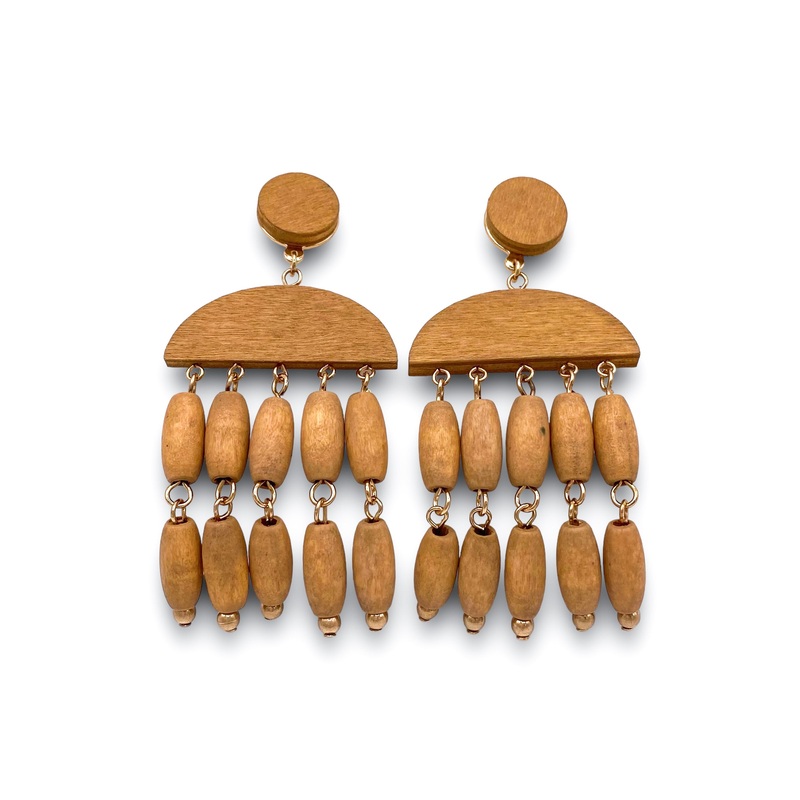 Picture Perfect Earrings – Brown