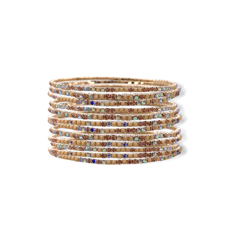 Shine Bright Beige Bracelet Set – FINAL SALE