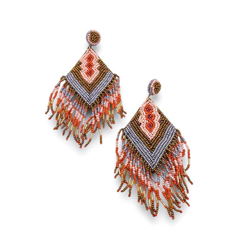Wild West Tassel Earrings – Brown