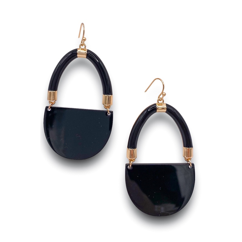 Full of Compliments Earrings|Black