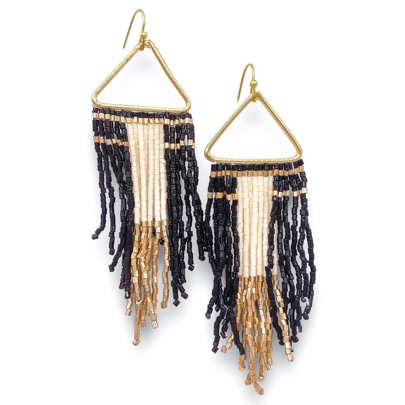 Full Story Earrings – SALE|Black