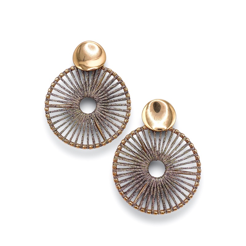 Wide Range Earring|Bronze/GD