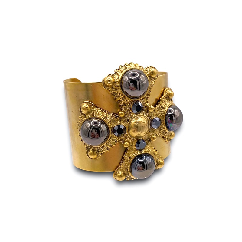 Cross Me Cuff | Yochi – FINAL SALE