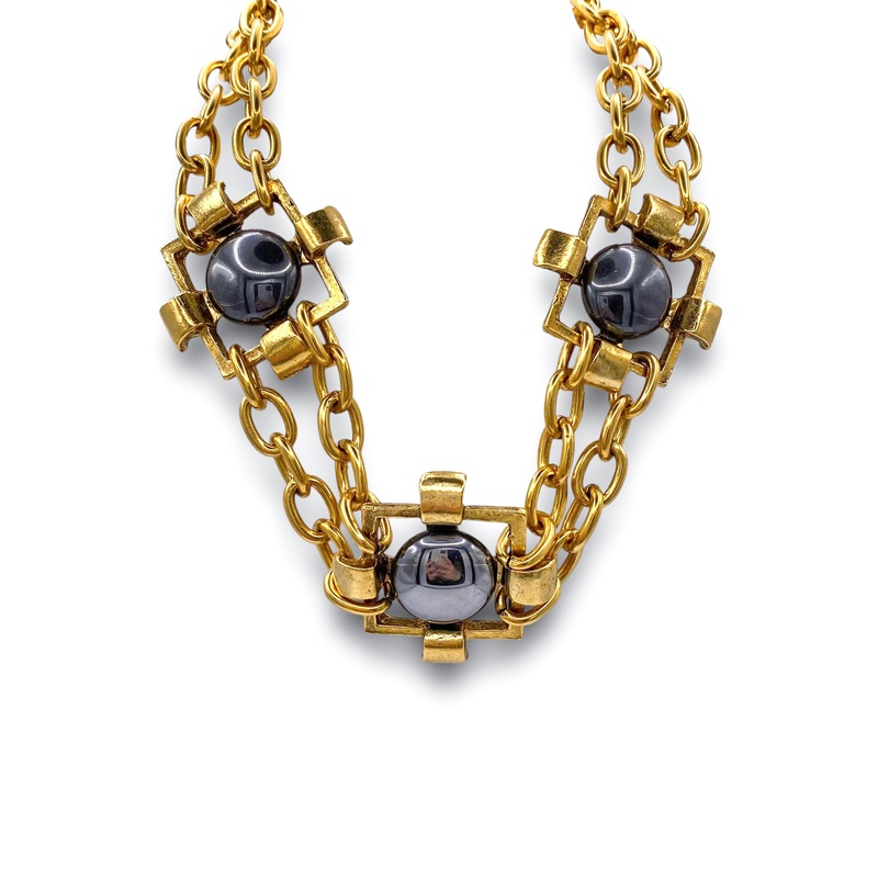DOORBUSTER – Bring Me Peace Necklace – Hematite | Yochi