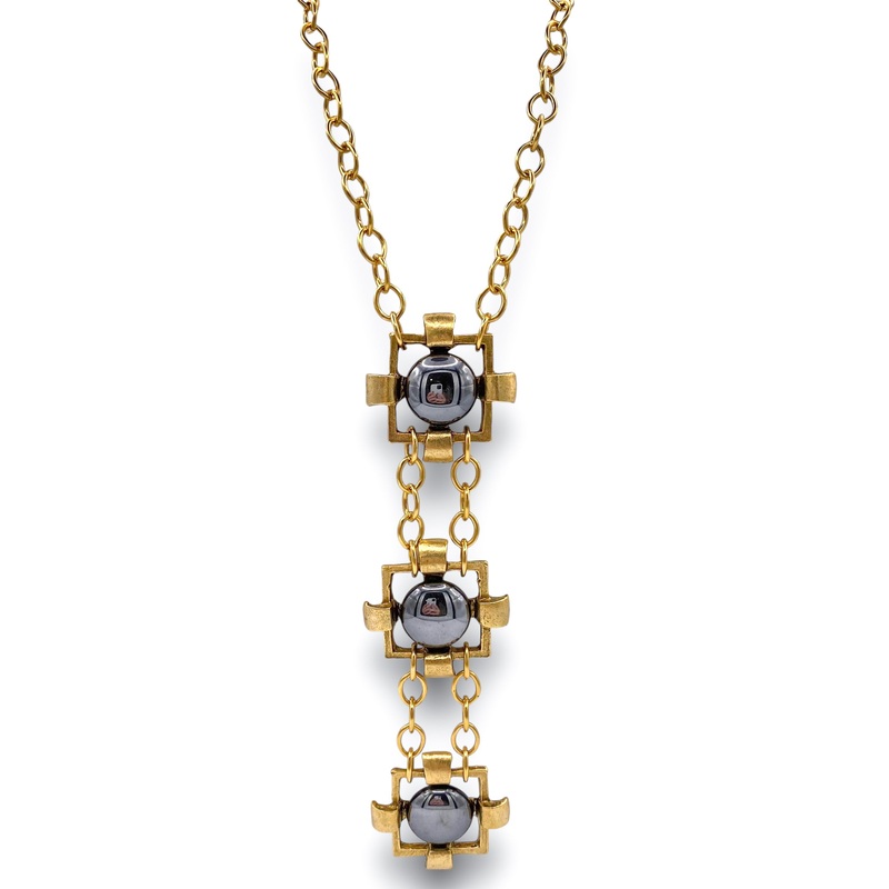 DOORBUSTER – Perfect Feeling Necklace – Hematite | Yochi