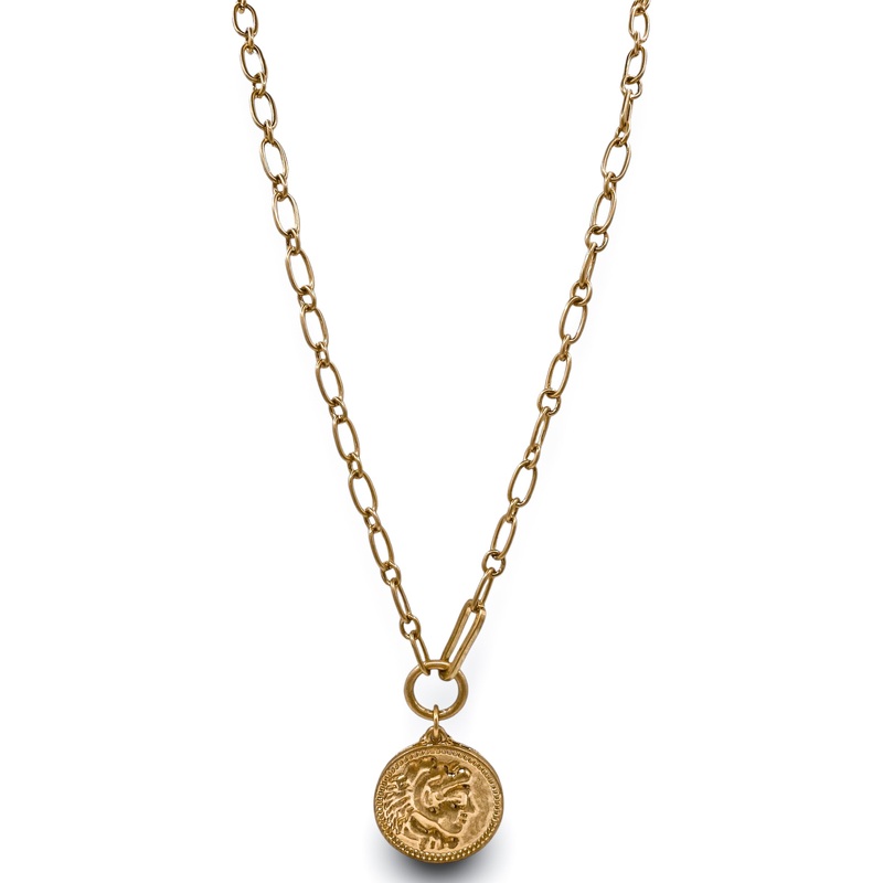 Full Connection Necklace|Worn Gold