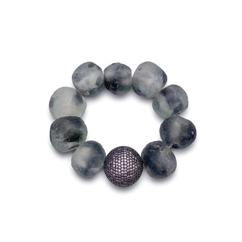 The Talia Bracelet  – Grey | Virtue – SALE