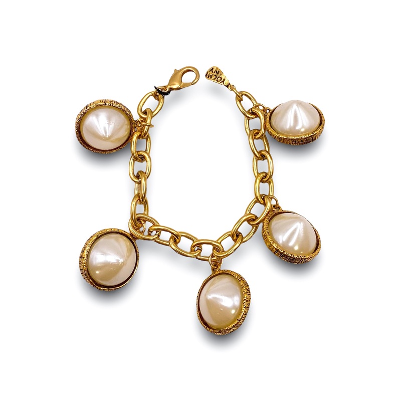 Yochi Hang In There Chain Bracelet