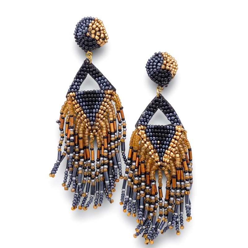 Know Your Power Earrings – Black