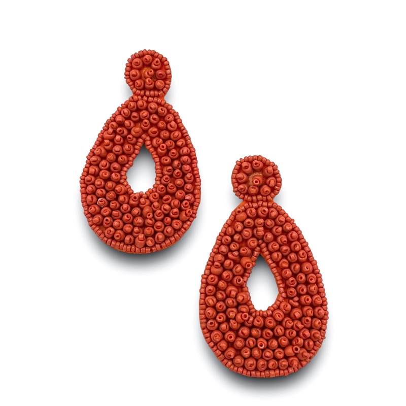 Major Moment Earring – Dark Orange